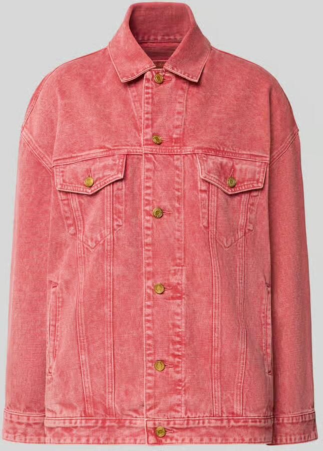 MICHAEL Kors Oversized jeansjack met borstzakken