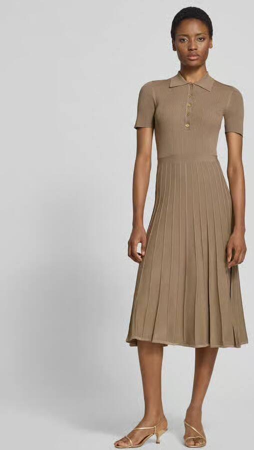 MICHAEL Kors Polojurk van viscosemix met knoopsluiting - Foto 2