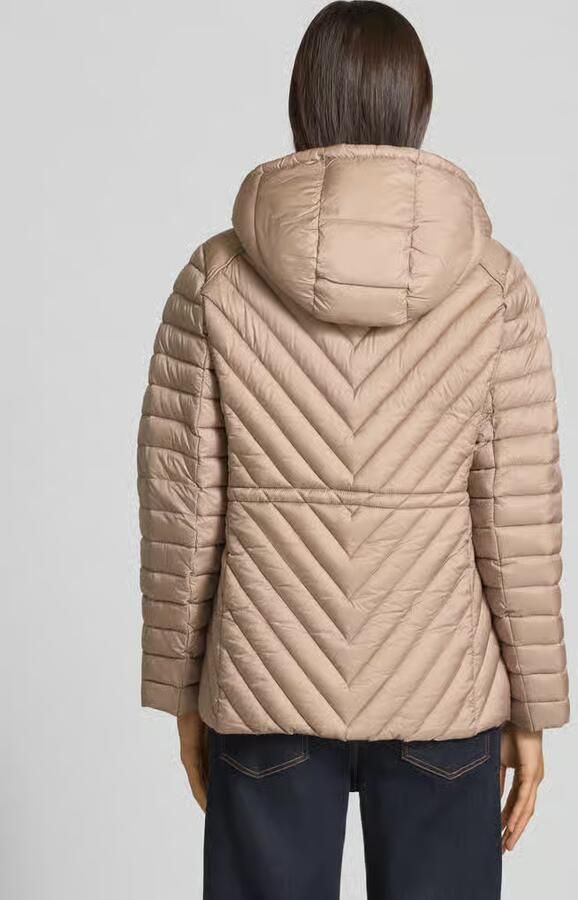 MICHAEL Kors Regular fit gewatteerd jack met capuchon model 'Chevron'