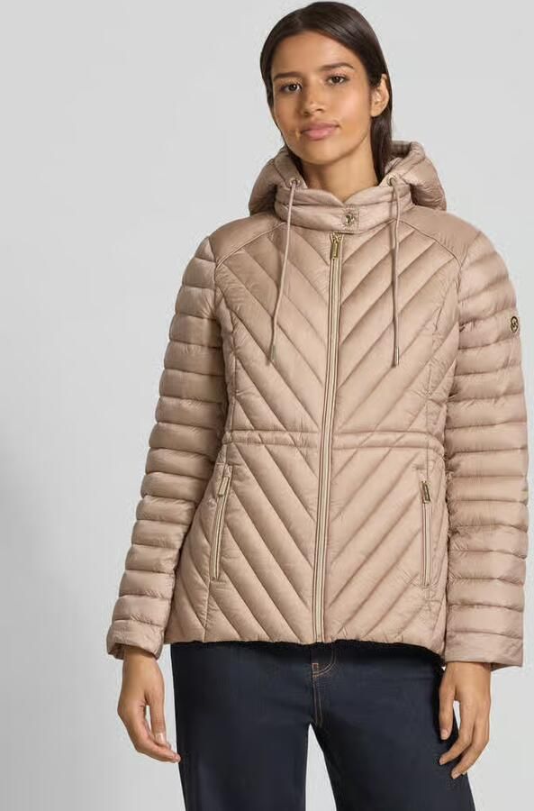 MICHAEL Kors Regular fit gewatteerd jack met capuchon model 'Chevron' - Foto 2