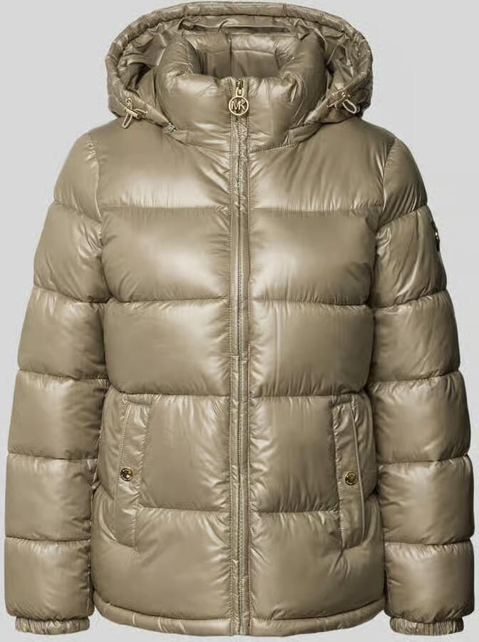 MICHAEL Kors Regular Fit gewatteerd jack met logo-embleem