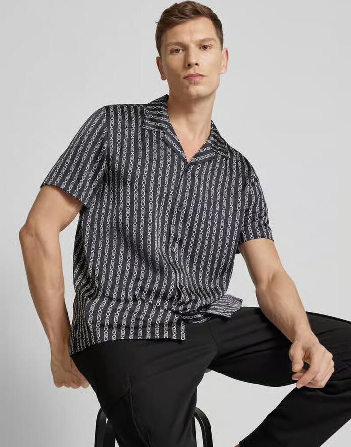 Michael Kors Relaxed fit vrijetijdsoverhemd met all-over logomotief