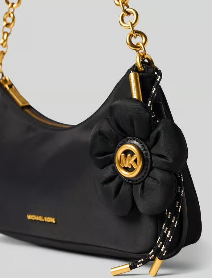 MICHAEL Kors Schoudertas met bloemig accessoire model 'Nolita'