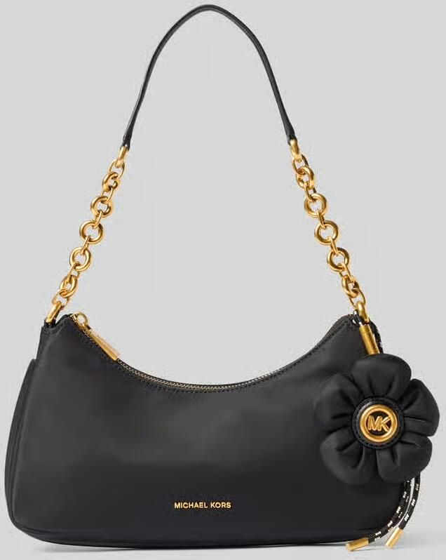 MICHAEL Kors Schoudertas met bloemig accessoire model 'Nolita' - Foto 2