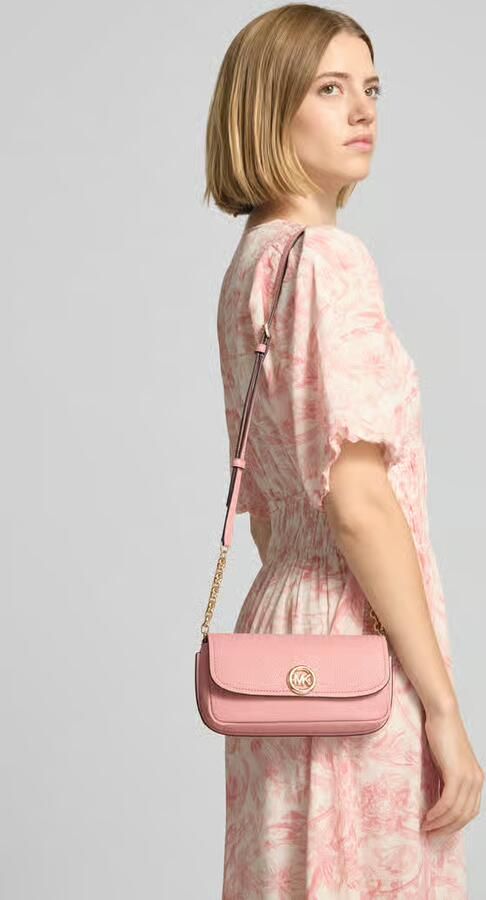 MICHAEL Kors Schoudertas van echt leer model 'Nolita' - Foto 2