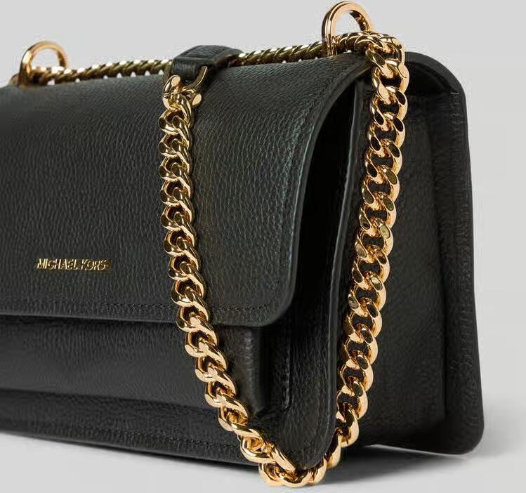 MICHAEL Kors Schoudertas van leer met logodetail model 'CLAIRE' - Foto 10