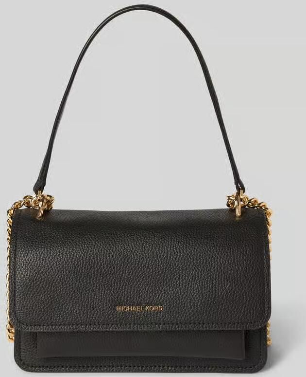 MICHAEL Kors Schoudertas van leer met logodetail model 'CLAIRE' - Foto 12