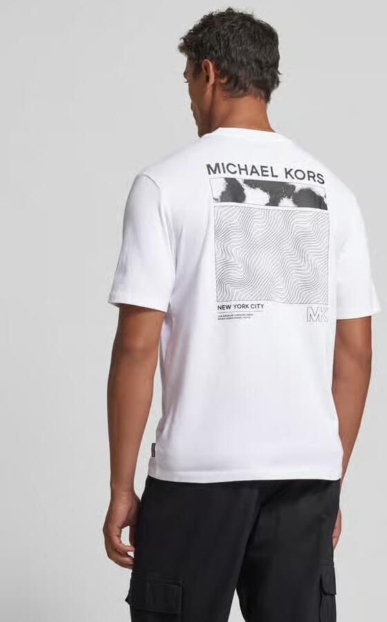 Michael Kors T-shirt met labelpatch