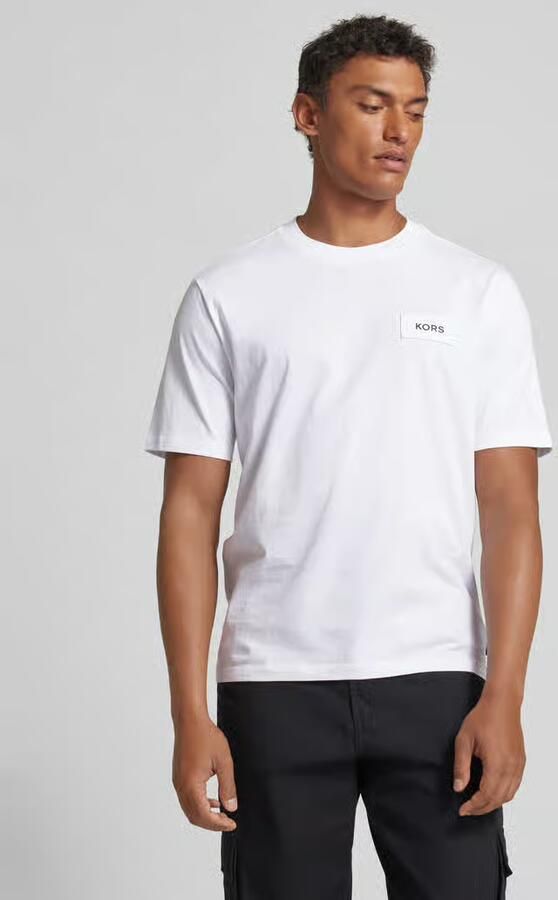 Michael Kors T-shirt met labelpatch - Foto 4