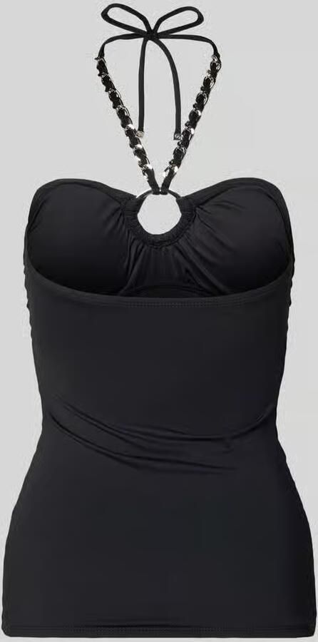 Michael Kors Tankini-bovendeel met halter in schakelkettinglook