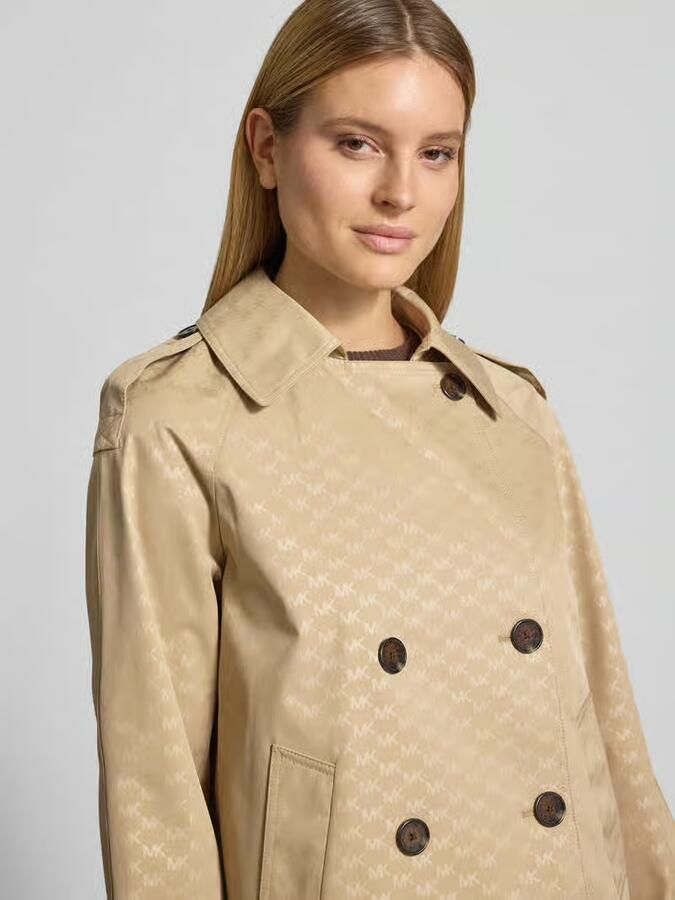MICHAEL Kors trenchcoat met logomotief