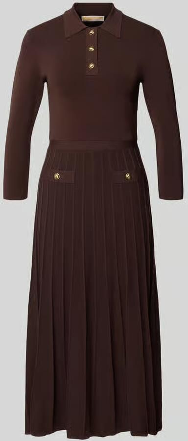 MICHAEL Kors Tricotjurk met polokraag en 3 4-mouw
