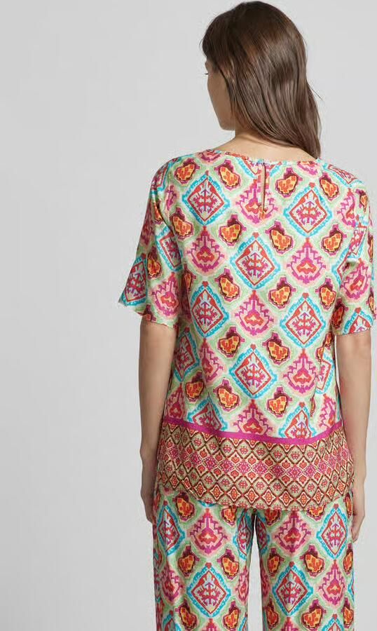 Milano italy Blouse met all-over motief