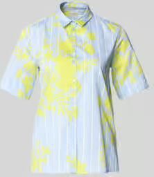 Milano italy Blouse met overhemdkraag en knoopsluiting