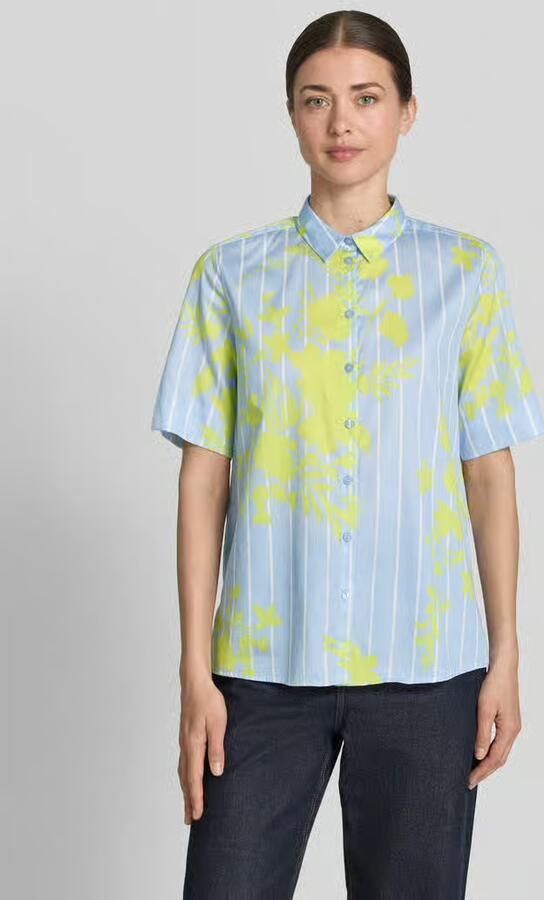 Milano italy Blouse met overhemdkraag en knoopsluiting - Foto 3