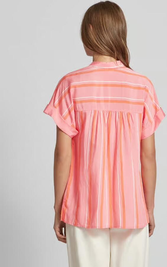 Milano italy Blouse van viscosemix met streepmotief