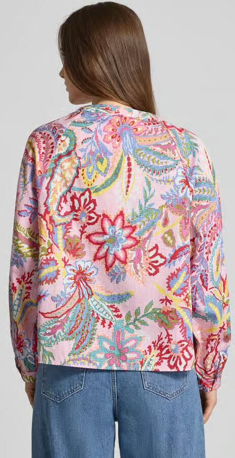Milano italy Blousenshirt met ronde hals - Foto 4