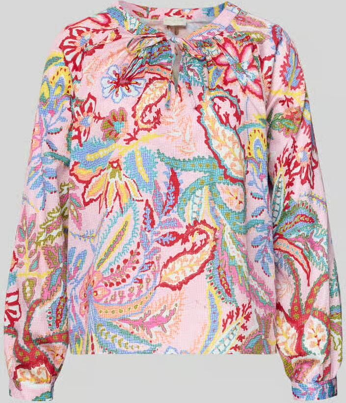 Milano italy Blousenshirt met ronde hals - Foto 2