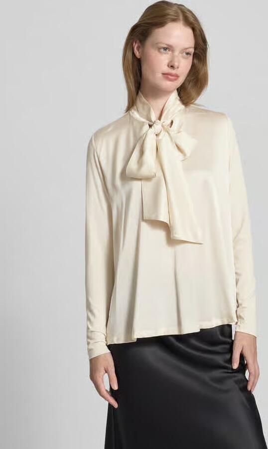 Milano italy Blouseshirt met strikdetail - Foto 3