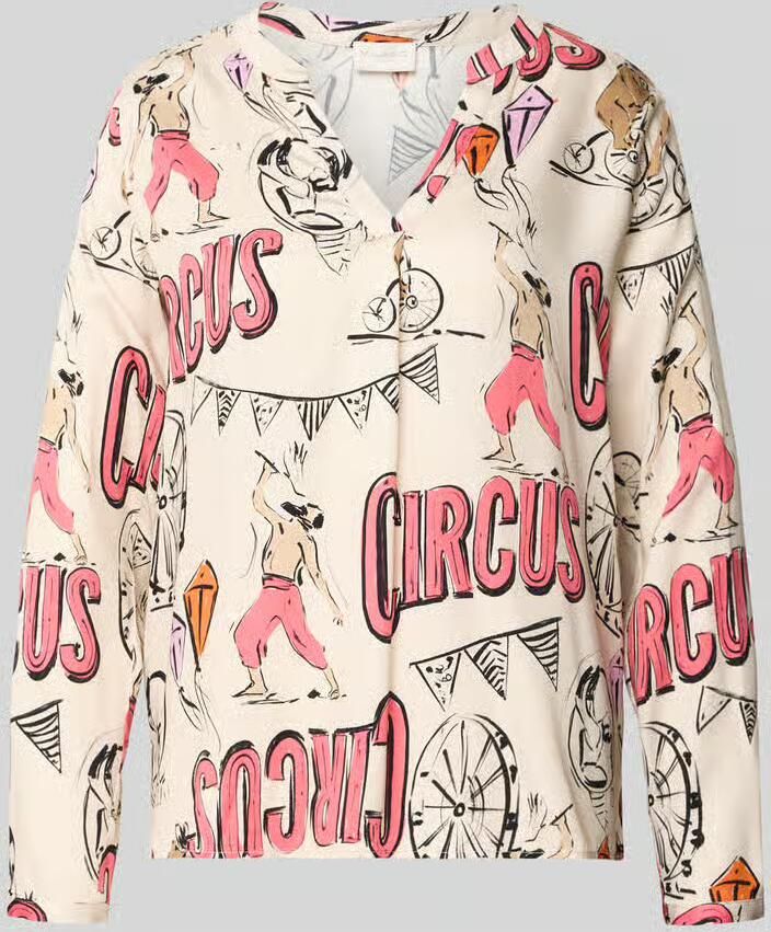 Milano italy Blouseshirt met V-hals