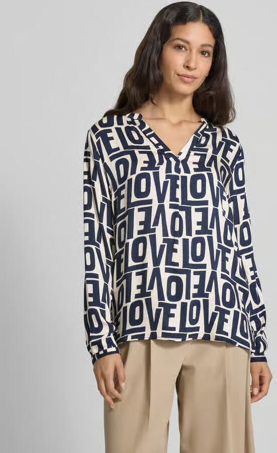 Milano italy Blouseshirt met V-hals - Foto 2