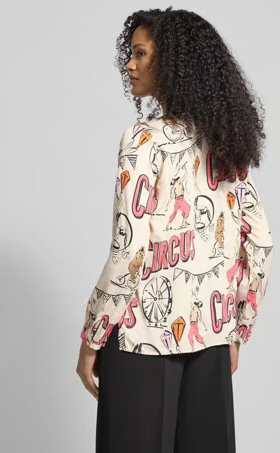 Milano italy Blouseshirt met V-hals - Foto 3