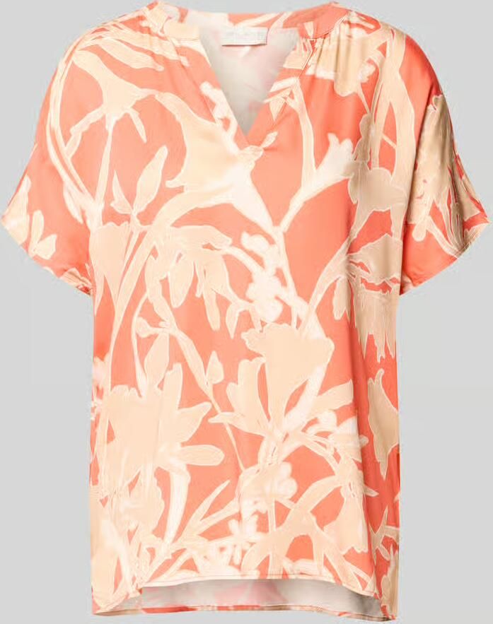 Milano italy Blouseshirt van viscose in all-over look