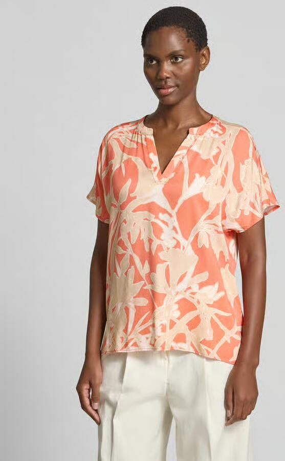 Milano italy Blouseshirt van viscose in all-over look - Foto 2