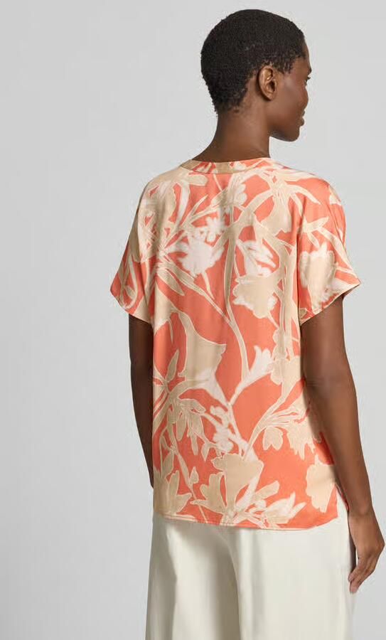 Milano italy Blouseshirt van viscose in all-over look - Foto 3