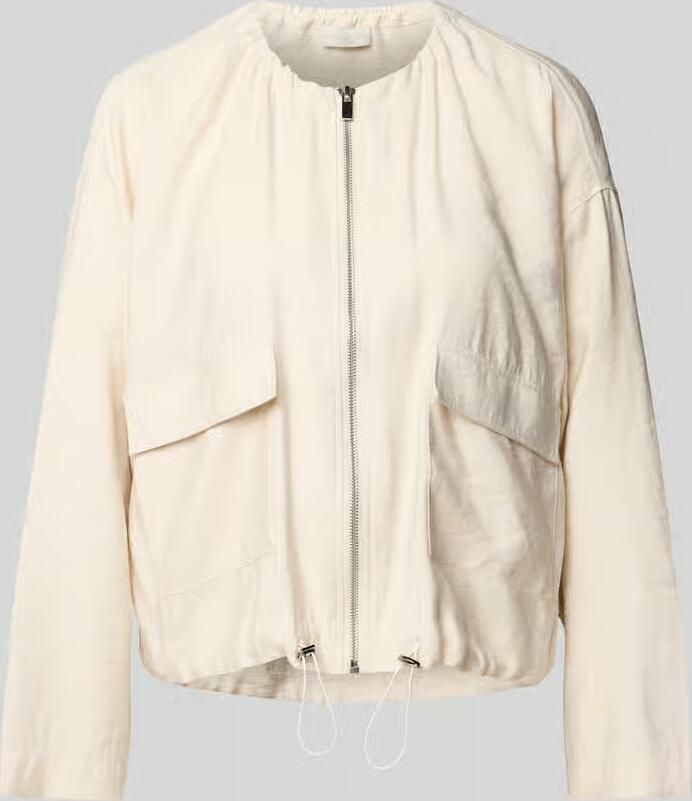 Milano italy Blouson met extra brede schouders en klepzakken - Foto 2