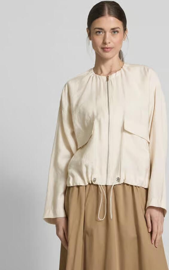 Milano italy Blouson met extra brede schouders en klepzakken - Foto 2