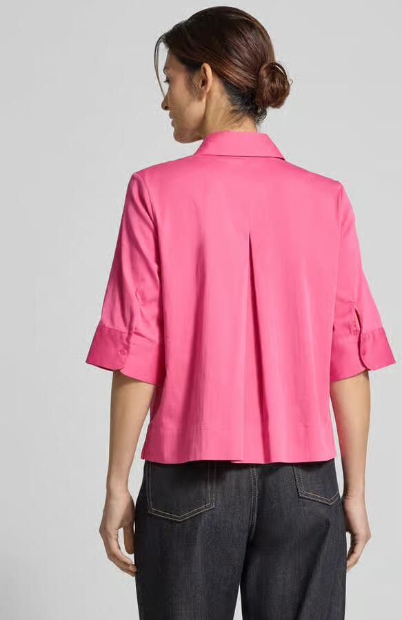 Milano italy boxy fit blouse met blinde knoopsluiting - Foto 2