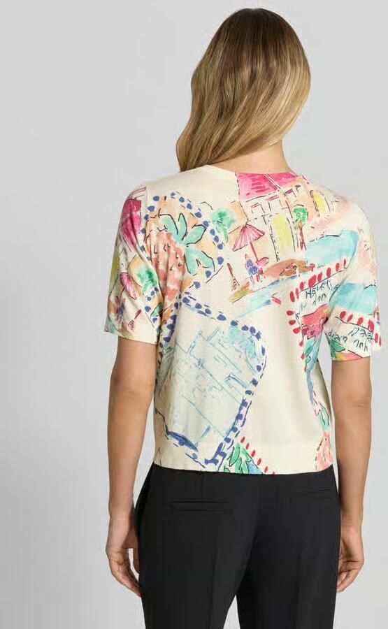 Milano italy Cardigan van kasjmiermix met ronde hals - Foto 3