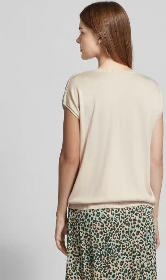 Milano italy Gebreid shirt met kapmouwen