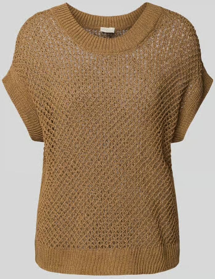 Milano italy Gebreid shirt met ronde hals - Foto 2