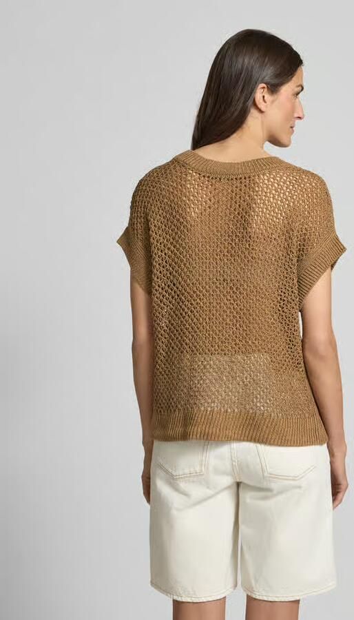 Milano italy Gebreid shirt met ronde hals - Foto 3