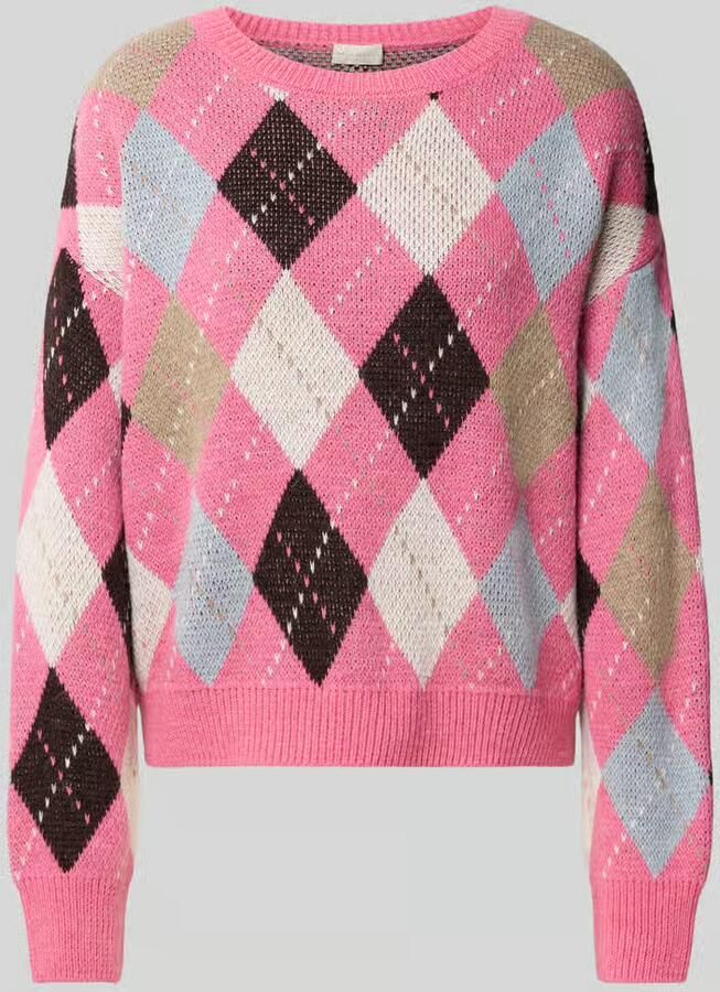 Milano italy Gebreide pullover in all-over look