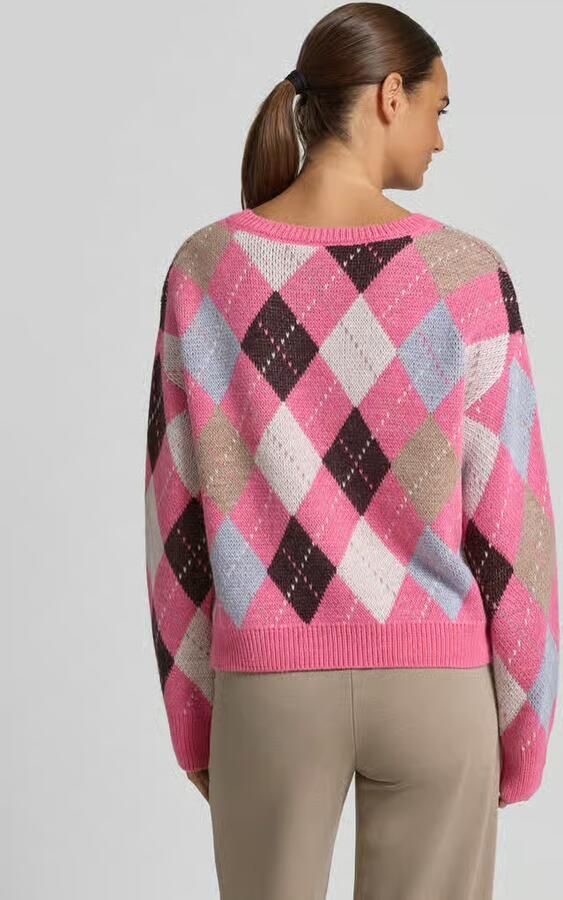 Milano italy Gebreide pullover in all-over look - Foto 2