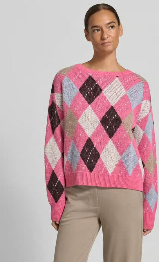 Milano italy Gebreide pullover in all-over look - Foto 3
