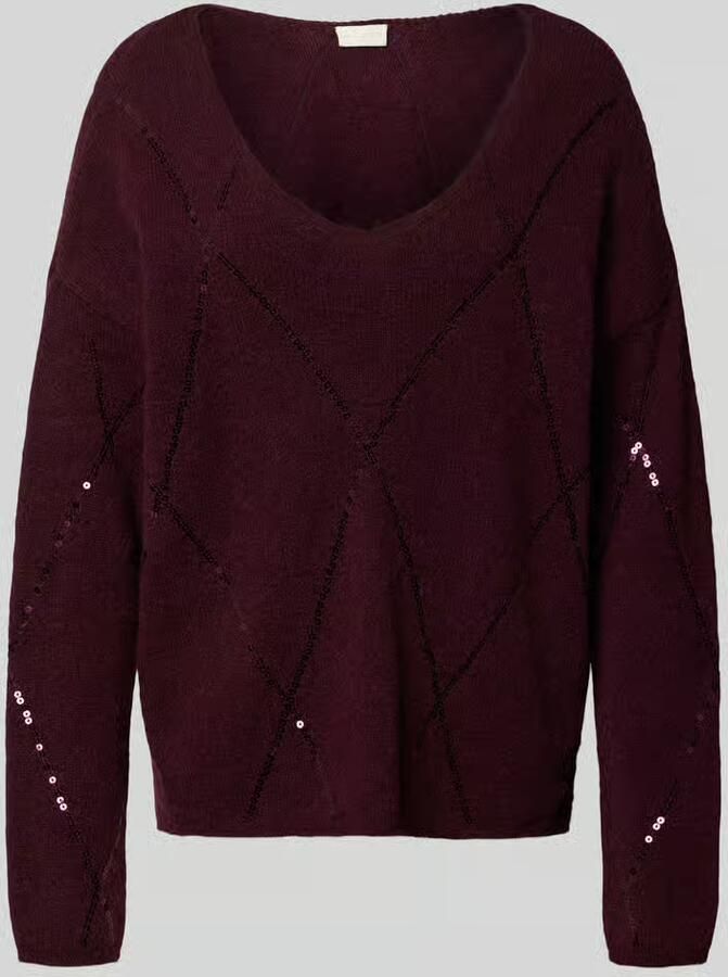 Milano italy Gebreide pullover met pailletten - Foto 2