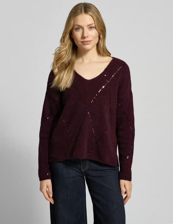 Milano italy Gebreide pullover met pailletten - Foto 2