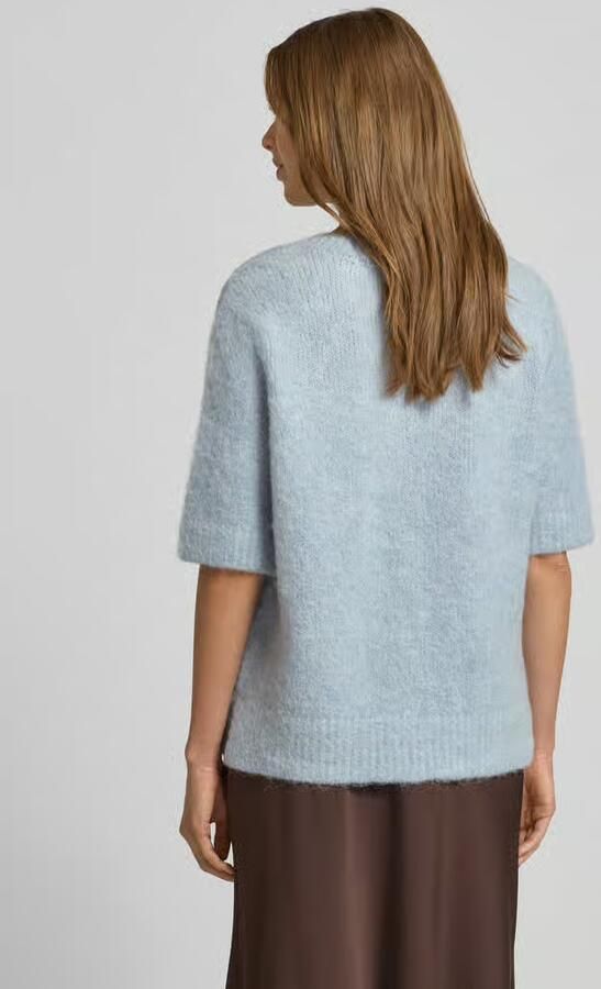 Milano italy Gebreide pullover met V-hals en 1 2-mouwen