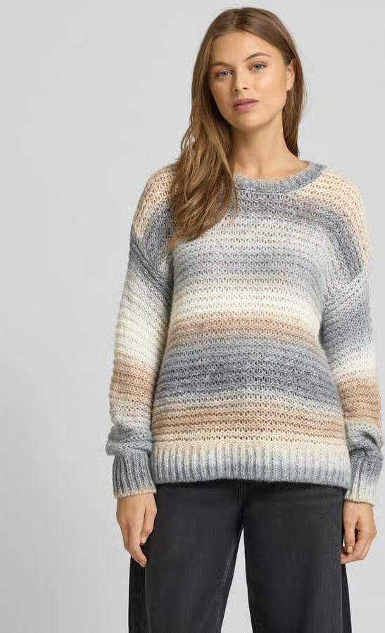 Milano italy Gebreide pullover van wolmix met ronde hals - Foto 2