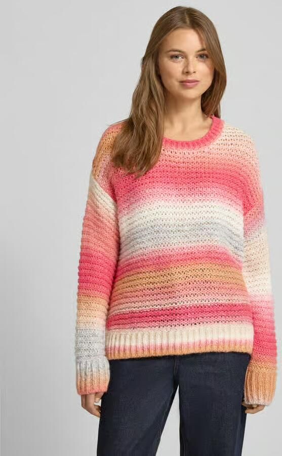 Milano italy Gebreide pullover van wolmix met ronde hals - Foto 2