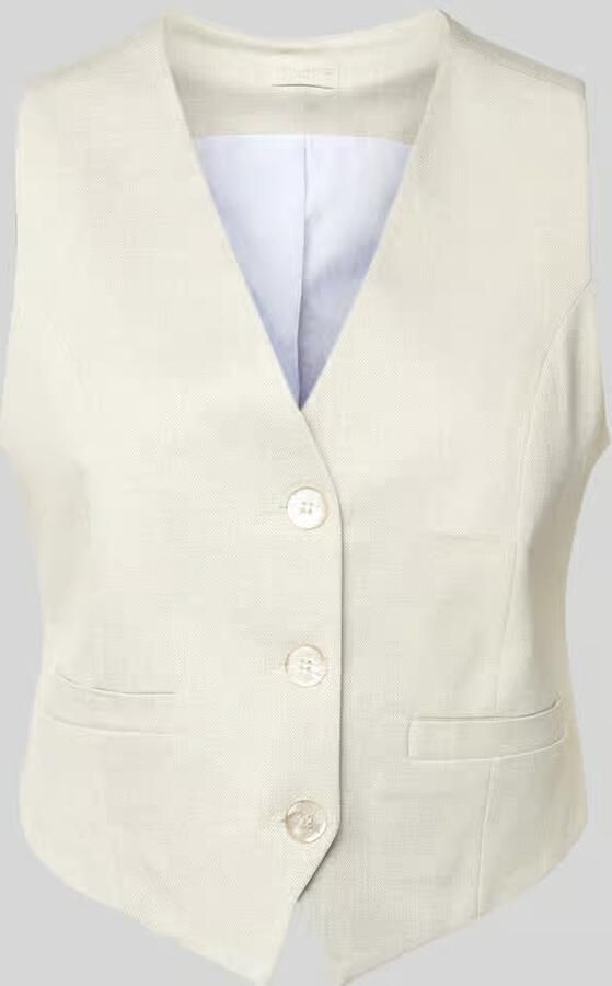 Milano italy Gilet van viscose met V-hals - Foto 2