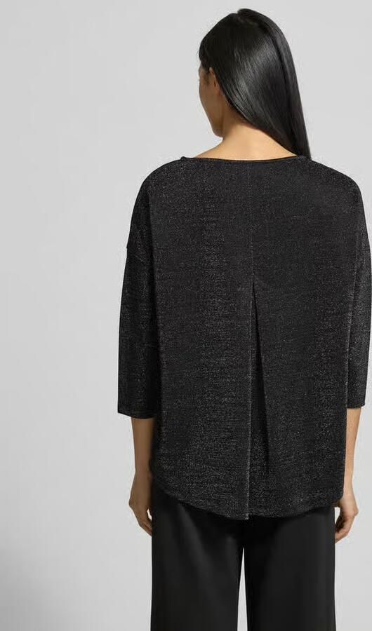 Milano italy Glanzend T-shirt met 3 4-mouwen - Foto 3