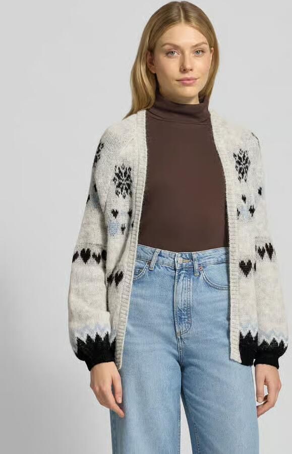 Milano italy Loose fit cardigan met alpaca-aandeel - Foto 2