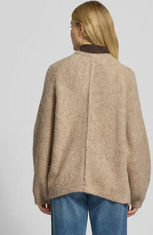 Milano italy Loose fit cardigan met wol