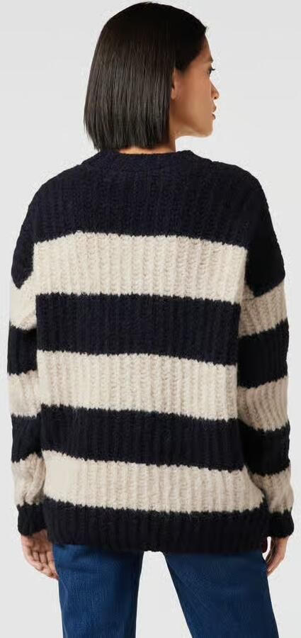 Milano italy Loose fit gebreide pullover met alpacagehalte