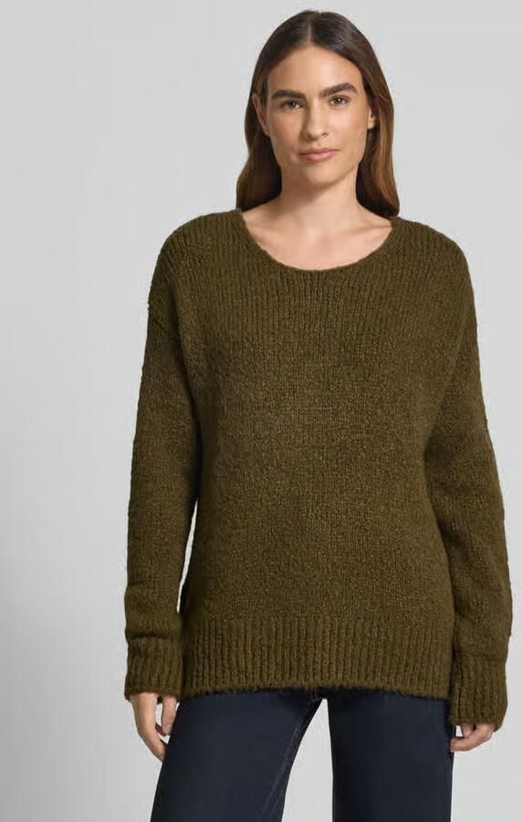 Milano italy Loose fit gebreide pullover met mix van wol en alpaca - Foto 2